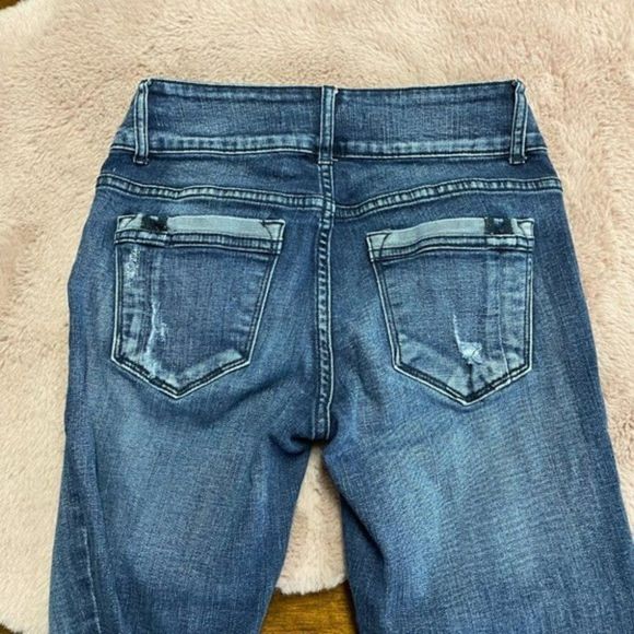 KanCan Los Angeles Womens Distressed Skinny Leg Denim Jeans Size 26 - Picture 3 of 12
